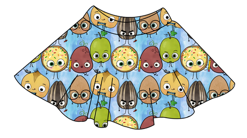Food is Fun Ladies' Circle Skirt