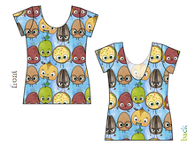 Load image into Gallery viewer, Food is Fun Ladies&#39; Low Back Ballerina Tee