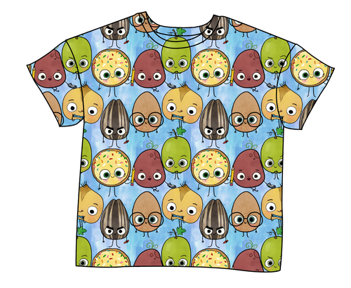 Food is Fun Ladies' Oversized Tee