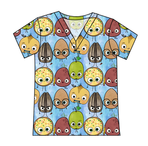 Food is Fun Ladies' Slouchy V-Neck Tee