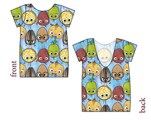 Load image into Gallery viewer, Food is Fun Low Back Ballerina Tee