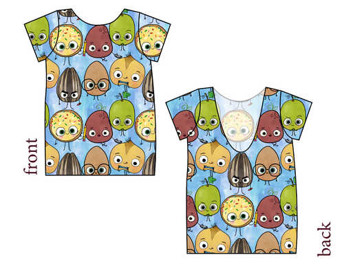 Food is Fun Low Back Ballerina Tee