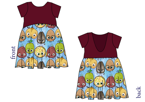 Food is Fun Low Back Dress