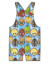 Load image into Gallery viewer, Food is Fun Overalls and Shortalls