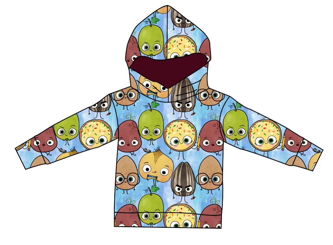 Food is Fun Oversized Hoodie