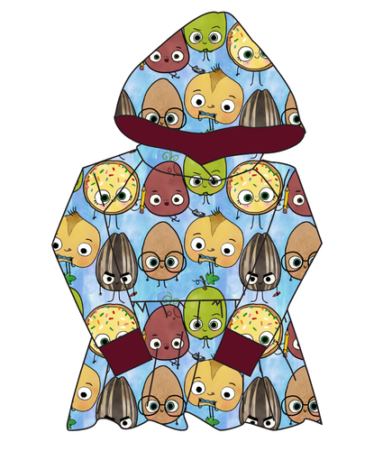 Food is Fun Peplum Hoodie (or Crewneck)