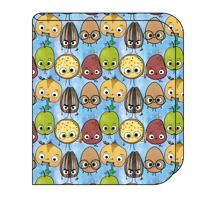 Food is Fun Swaddle Blanket