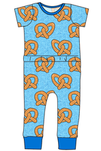 Load image into Gallery viewer, Salty as a Pretzel Bennett Pants and Shorts Length T-Shirt Romper