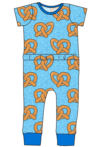 Salty as a Pretzel Bennett Pants and Shorts Length T-Shirt Romper
