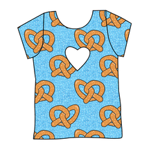 Load image into Gallery viewer, Salty as a Pretzel Cambria Heart Back Tee