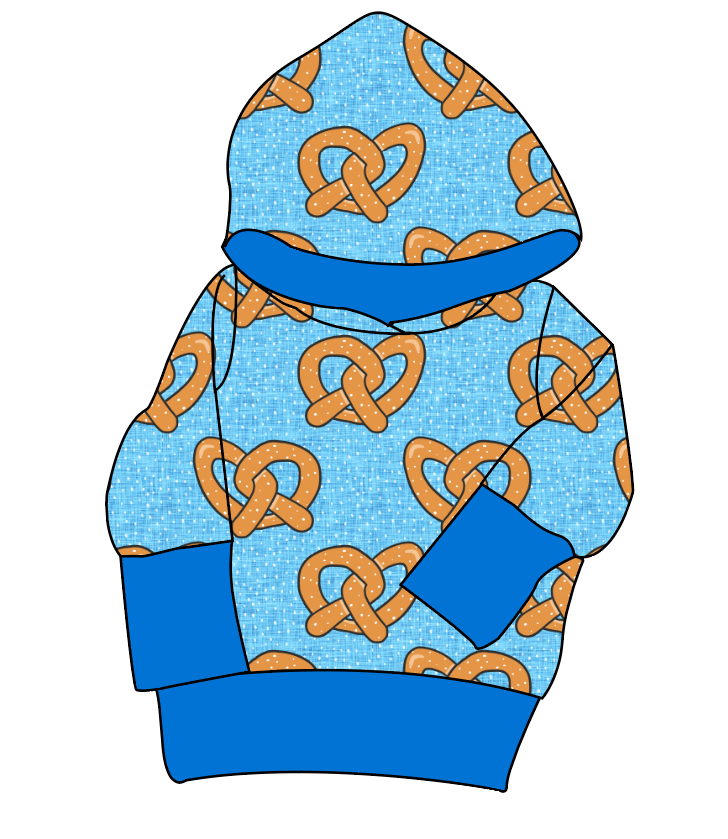 Salty as a Pretzel Grow With Me Hoodie (or Crewneck)