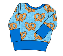 Load image into Gallery viewer, Salty as a Pretzel Grow With Me Hoodie (or Crewneck)