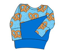 Load image into Gallery viewer, Salty as a Pretzel Grow With Me Hoodie (or Crewneck)
