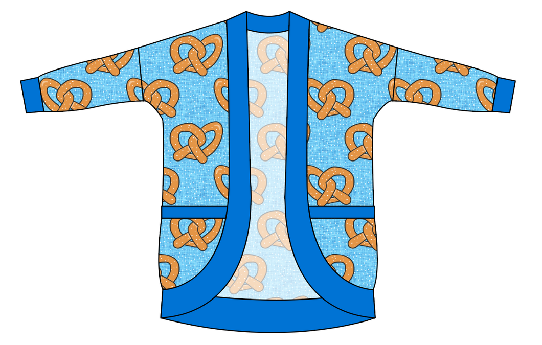 Salty as a Pretzel Ladies' Cocoon Cardigan