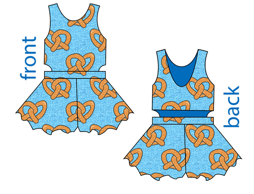 Salty as a Pretzel Kids Playsuit