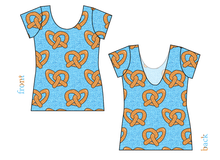 Load image into Gallery viewer, Salty as a Pretzel Ladies&#39; Low Back Ballerina Tee