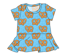 Load image into Gallery viewer, Salty as a Pretzel Ladies&#39; Peplum Top
