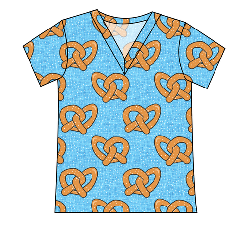 Salty as a Pretzel Ladies' Slouchy V-Neck Tee