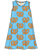 Load image into Gallery viewer, Salty as a Pretzel Ladies&#39; Swing Dress
