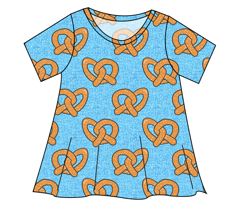 Salty as a Pretzel Ladies' Swing Tee