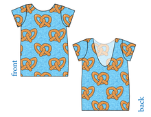 Load image into Gallery viewer, Salty as a Pretzel Low Back Ballerina Tee