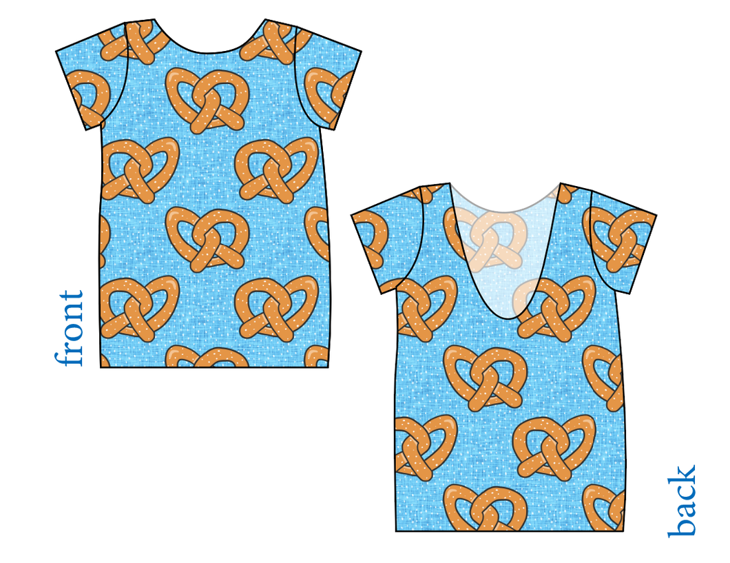 Salty as a Pretzel Low Back Ballerina Tee