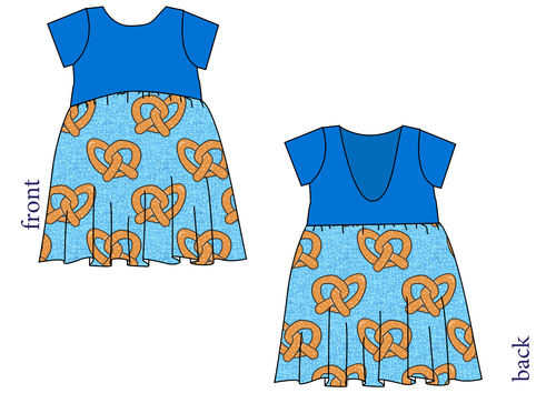 Salty as a Pretzel Low Back Dress