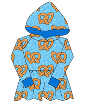 Load image into Gallery viewer, Salty as a Pretzel Peplum Hoodie (or Crewneck)