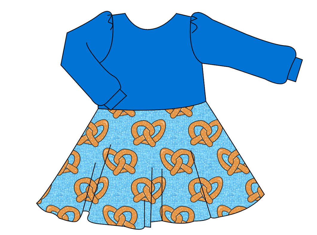 Salty as a Pretzel Prairie Dress