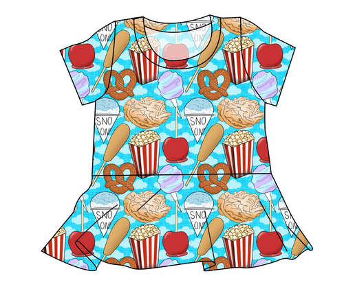 Fair Foods Ladies' Peplum Top