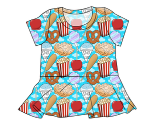 Fair Foods Ladies' Peplum Top