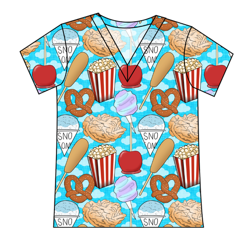 Fair Foods Ladies' Slouchy V-Neck Tee