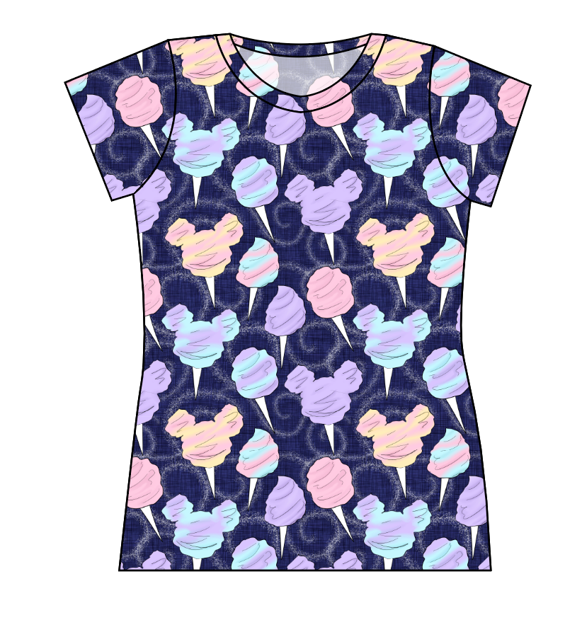 Candy Floss Ladies' Basic Tee