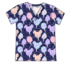 Candy Floss Ladies' Slouchy V-Neck Tee