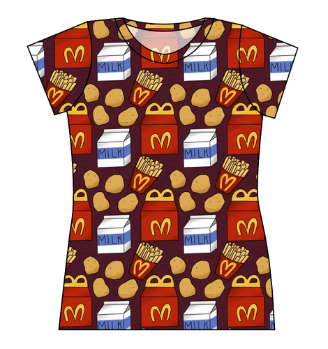 Happy Snacks Ladies' Basic Tee