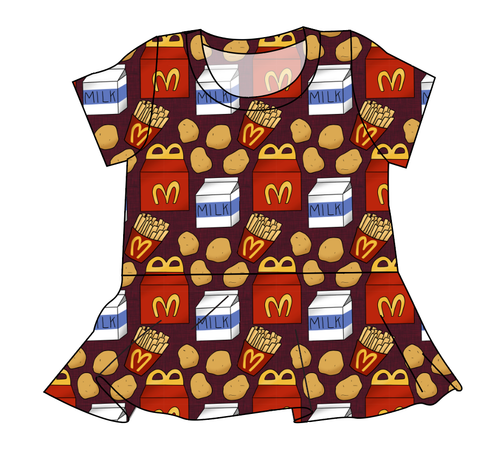 Happy Snacks Ladies' Peplum Top
