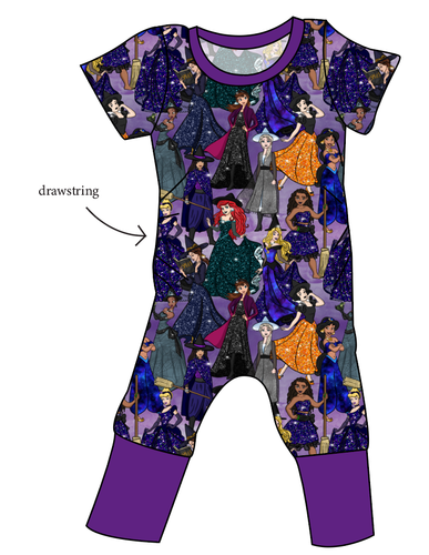 Witchy Vibes Grow With Me Pants And Shorts Romper