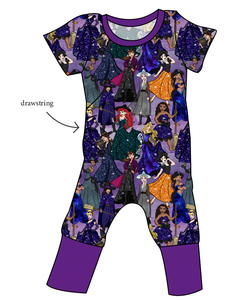 Witchy Vibes Grow With Me Pants And Shorts Romper
