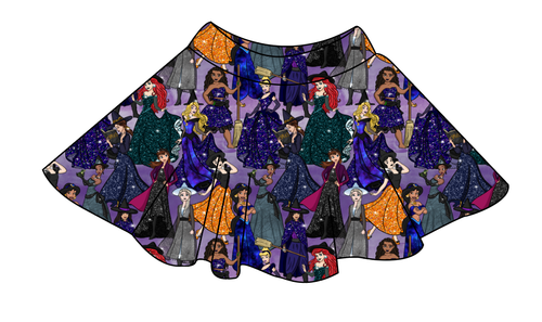 Witchy Vibes Ladies' Circle Skirt