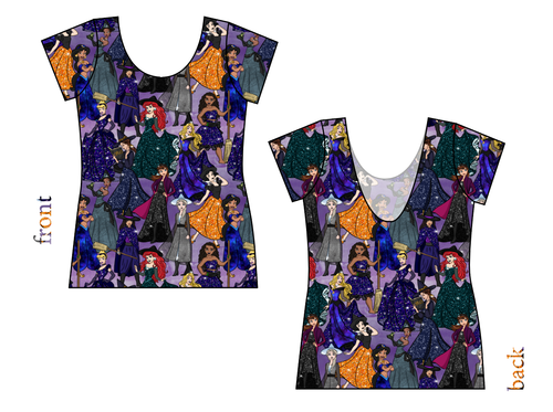 Witchy Vibes Ladies' Low Back Ballerina Tee