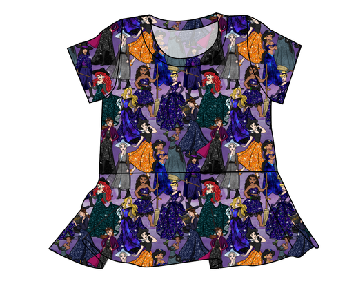 Witchy Vibes Ladies' Peplum Top