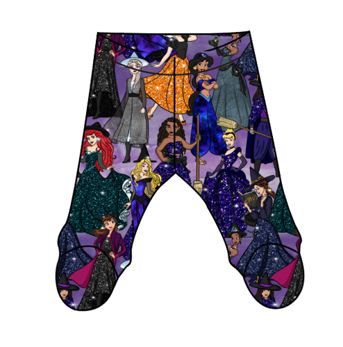 Witchy Vibes Newborn Footed Pants