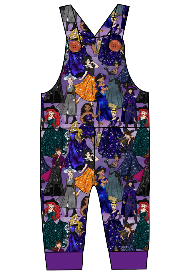 Witchy Vibes Overalls and Shortalls