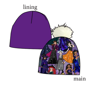 Witchy Vibes Slouchy Beanie (Reversible!)