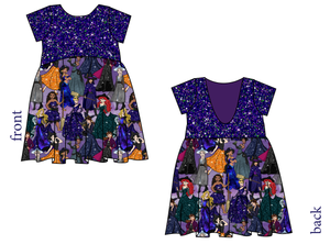 Witchy Vibes Low Back Dress