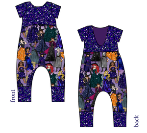 Witchy Vibes Low Back Romper and Bubble Romper