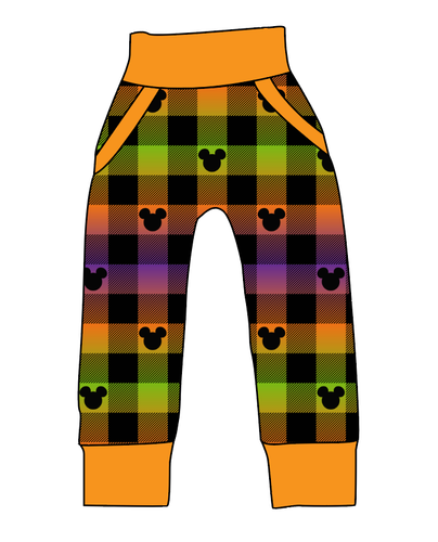 Spooky Plaid Mouse Ears Beanpole Pants And Shorts