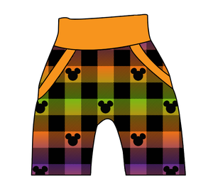 Spooky Plaid Mouse Ears Beanpole Pants And Shorts