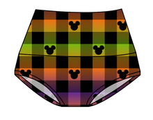 Load image into Gallery viewer, Spooky Plaid Mouse Ears Ladies&#39; Underwear