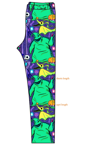 Neon Nightmare Basic Leggings